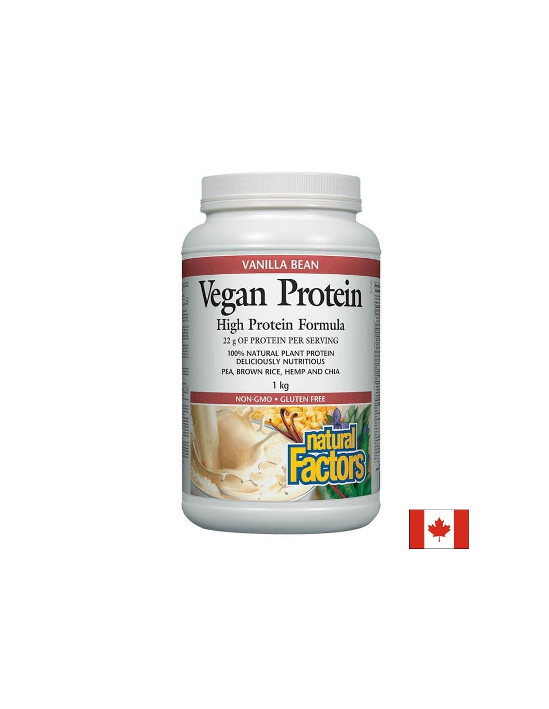 Formula ad alto contenuto proteico di proteine ​​vegane - 1000 grammi