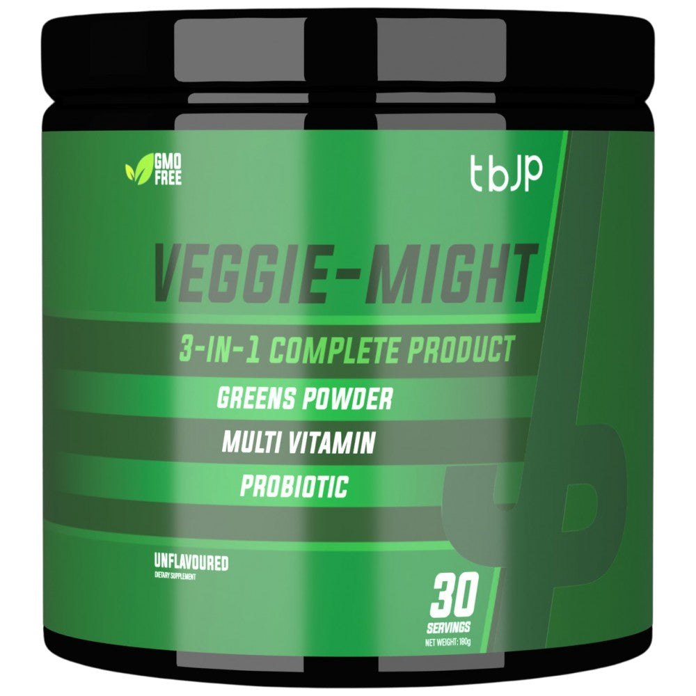 Veggie-Might | Formula completa 3 in 1 ~ Verdure & Multivitaminico & Probiotico - 180 grammi