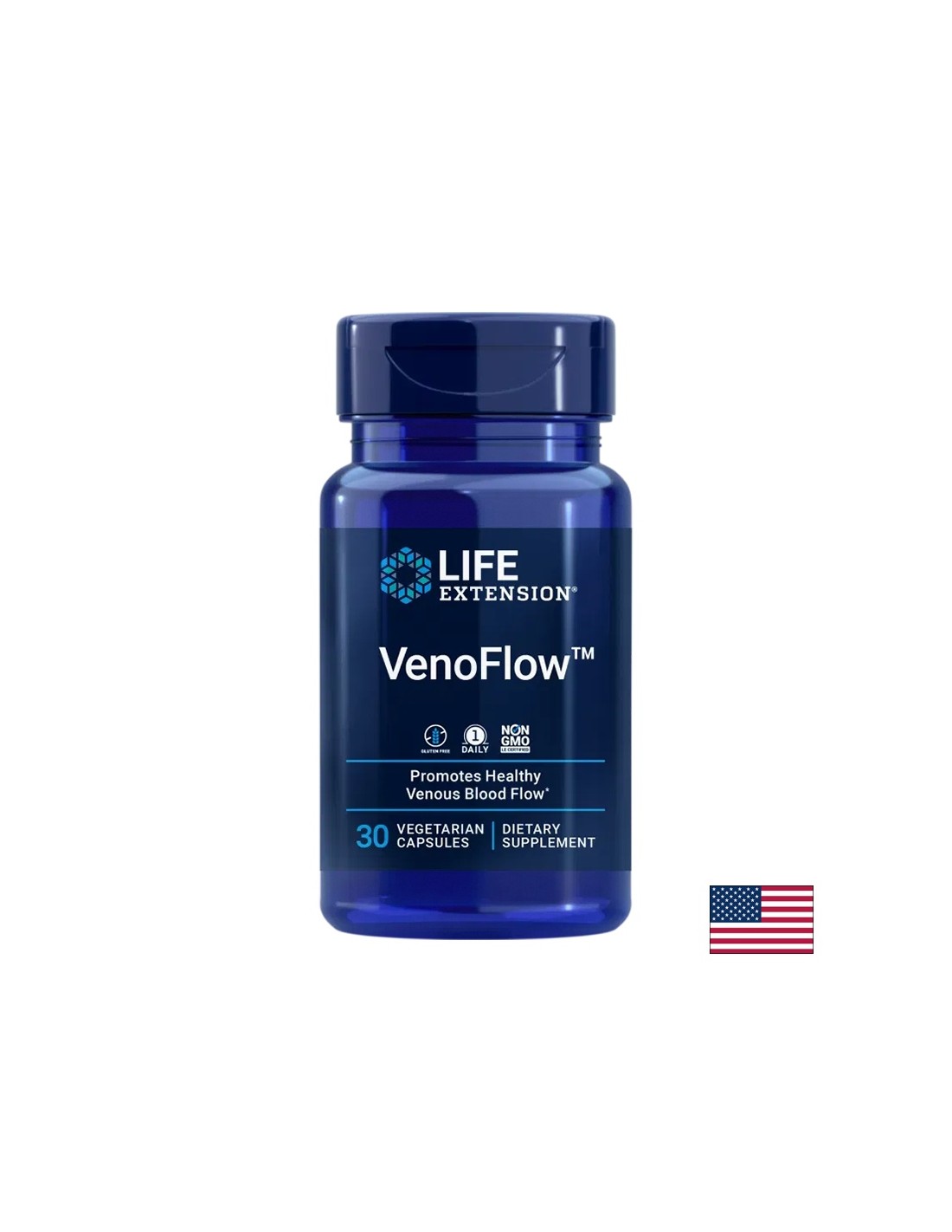 Vasi sanguigni - VenoFlow™ Pycnogenol + Nattokinase, 30 capsule