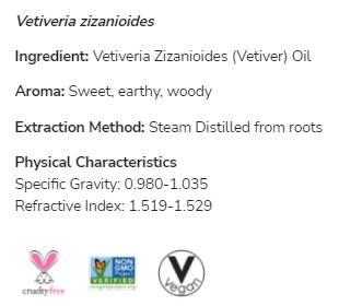 Olio di Vetiver | Vetiveria Zizanioides pura al 100% - 10 ml