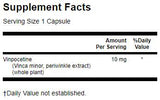 Vinpocetina 10 mg - 90 capsule