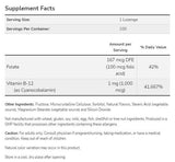 Vitamina B-12 1000 mcg | con Acido Folico - 250 Compresse sublinguali