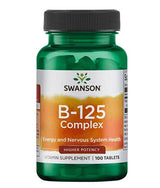 Complesso di vitamina B-125/100 Compresse. -0