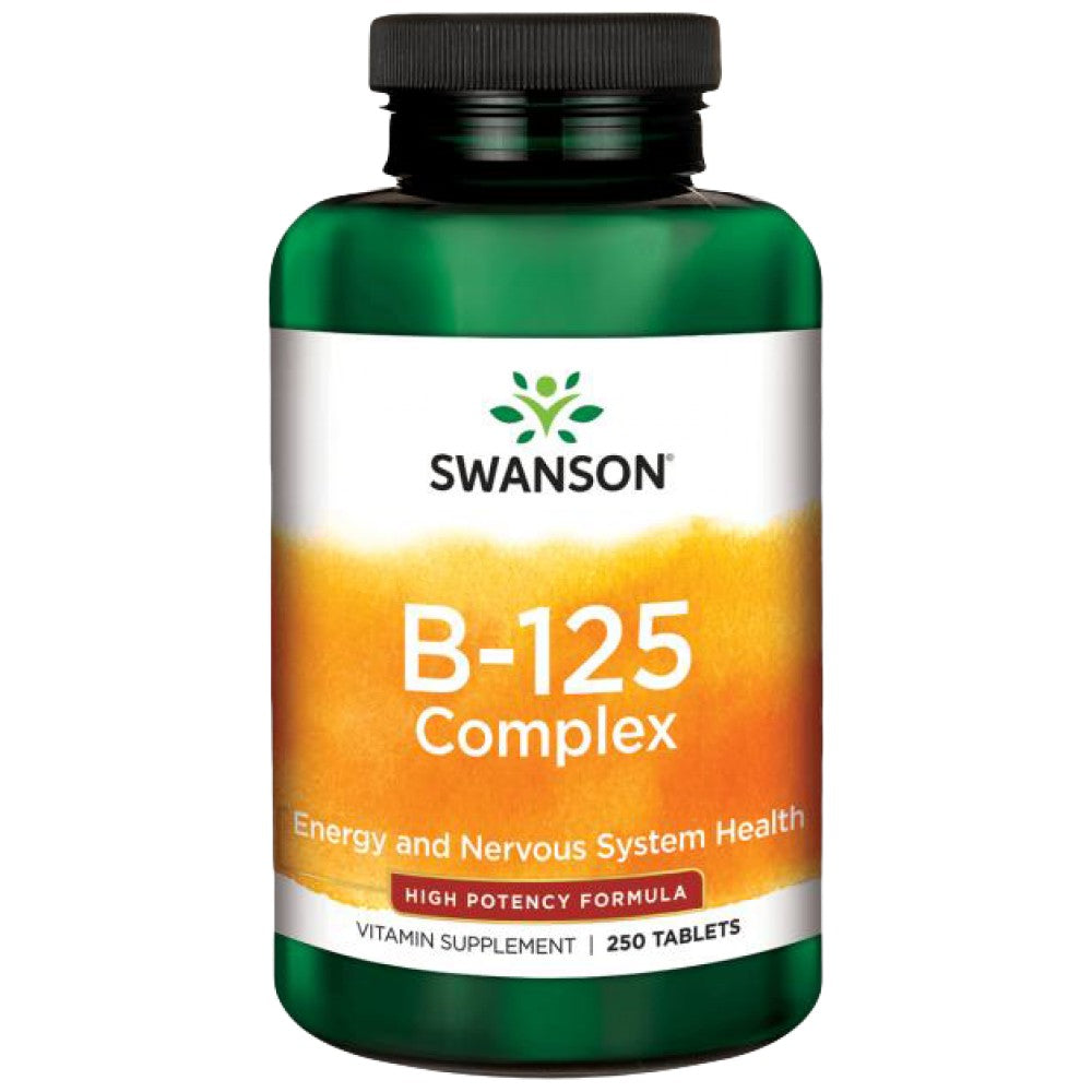 Complesso di vitamina B-125 - Alta potenza 250 capsule