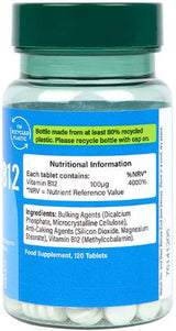 Vitamina B12 100 mcg | Metilcobalamina - 120 compresse