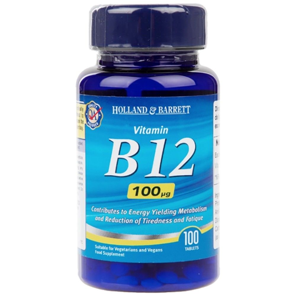 Vitamina B12 Cianocobalamina 100 mcg - 100 Compresse