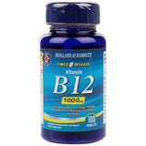 Vitamina B12 Cianocobalamina 1000 mcg/Rilascio temporizzato - 100 Compresse