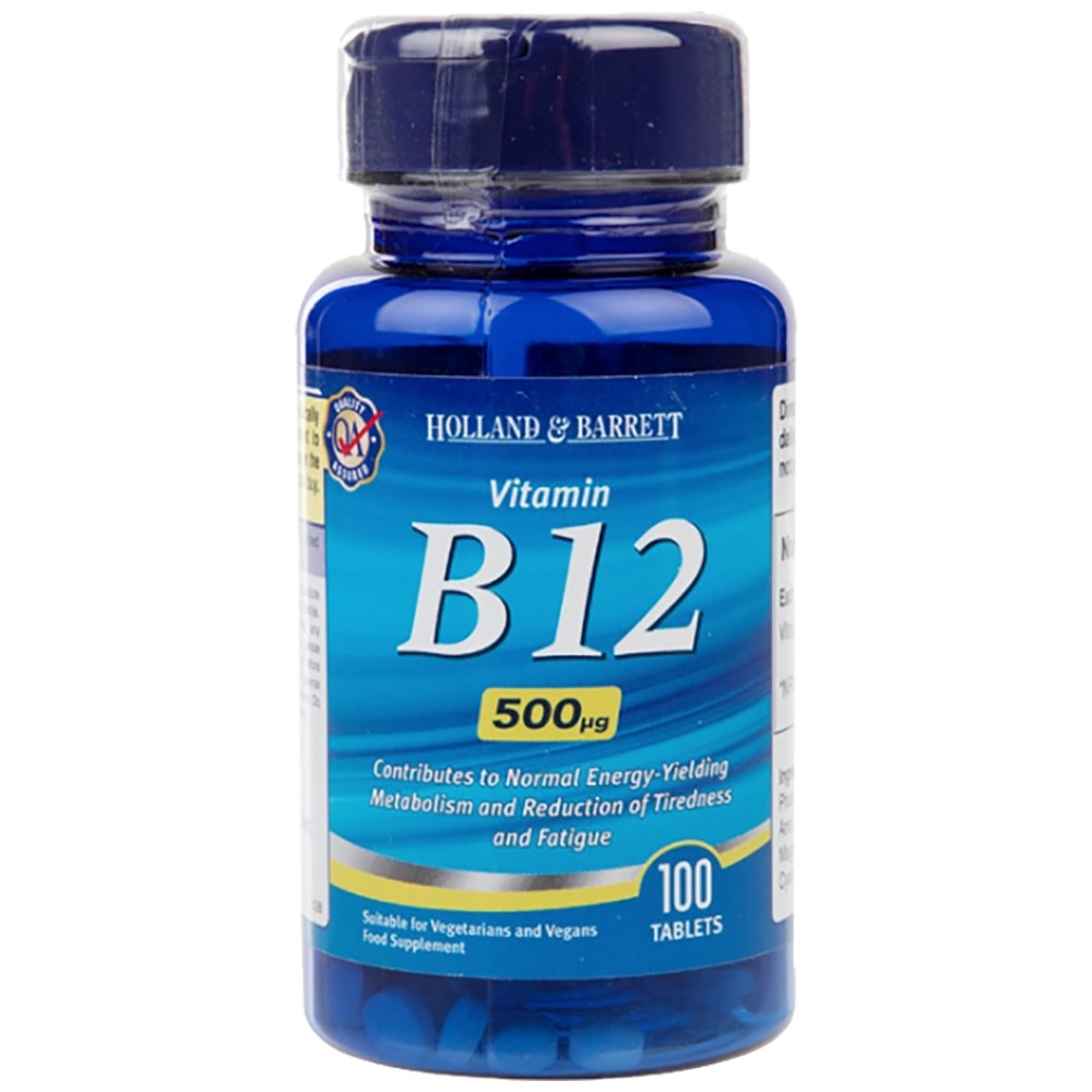Vitamina B12 Cianocobalamina 500 mcg - 100 Compresse