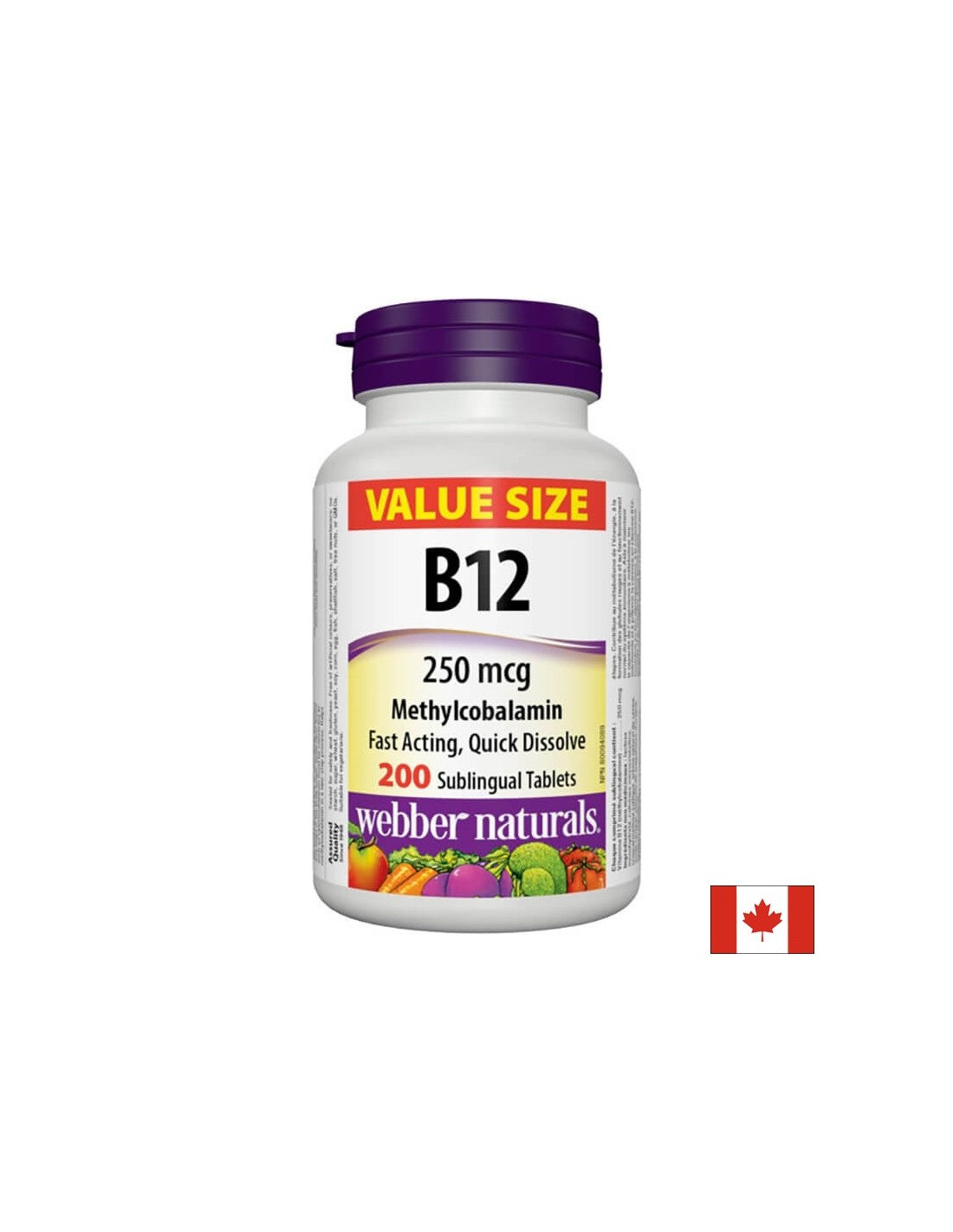 Vitamina B12 Metilcobalamina - Vitamina B12 metilcobalamina 250 µg, 200 compresse sublinguali