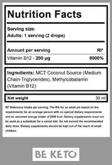 Vitamina B12 in gocce | come Metilcobalamina - 30 ml
