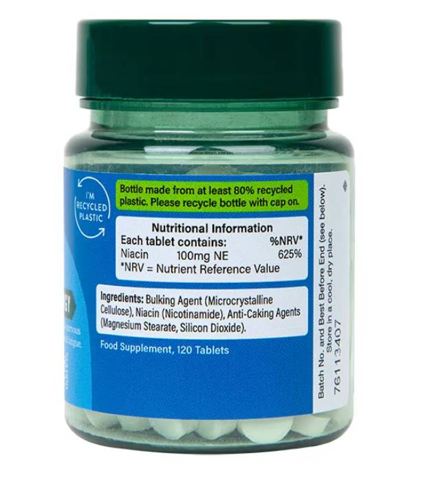 Vitamina B3 | Niacina 100 mg - 120 Compresse