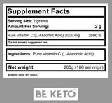 Polvere di vitamina C 100% - 200 grammi