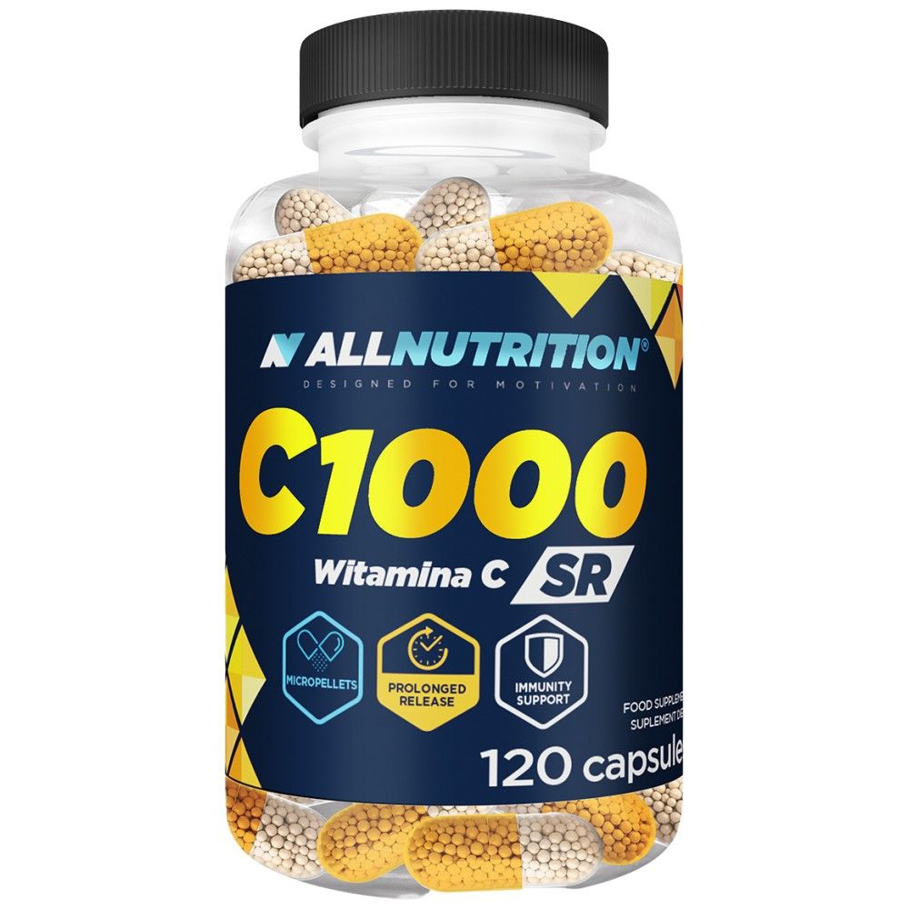 Rilascio prolungato di vitamina C 1000 | con Arancia Amara - 120 capsule