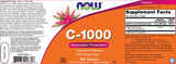 Vitamina C-1000 con rosa canina/Rilascio prolungato - 100 Compresse