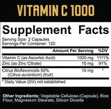 Vitamina C 1000 | con Zinco & Bioflavonoidi di agrumi - 240 capsule