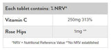 Vitamina C 250 mg | con rosa canina - 100 compresse