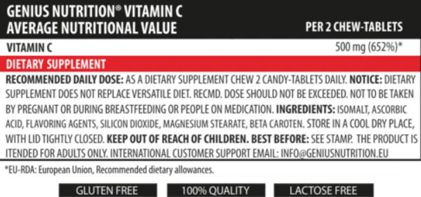 Vitamina C masticabile - 300 compresse