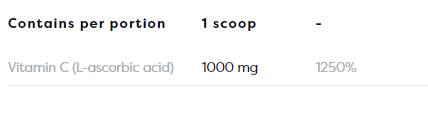 Polvere di vitamina C | Polvere pura al 100% - 300 grammi