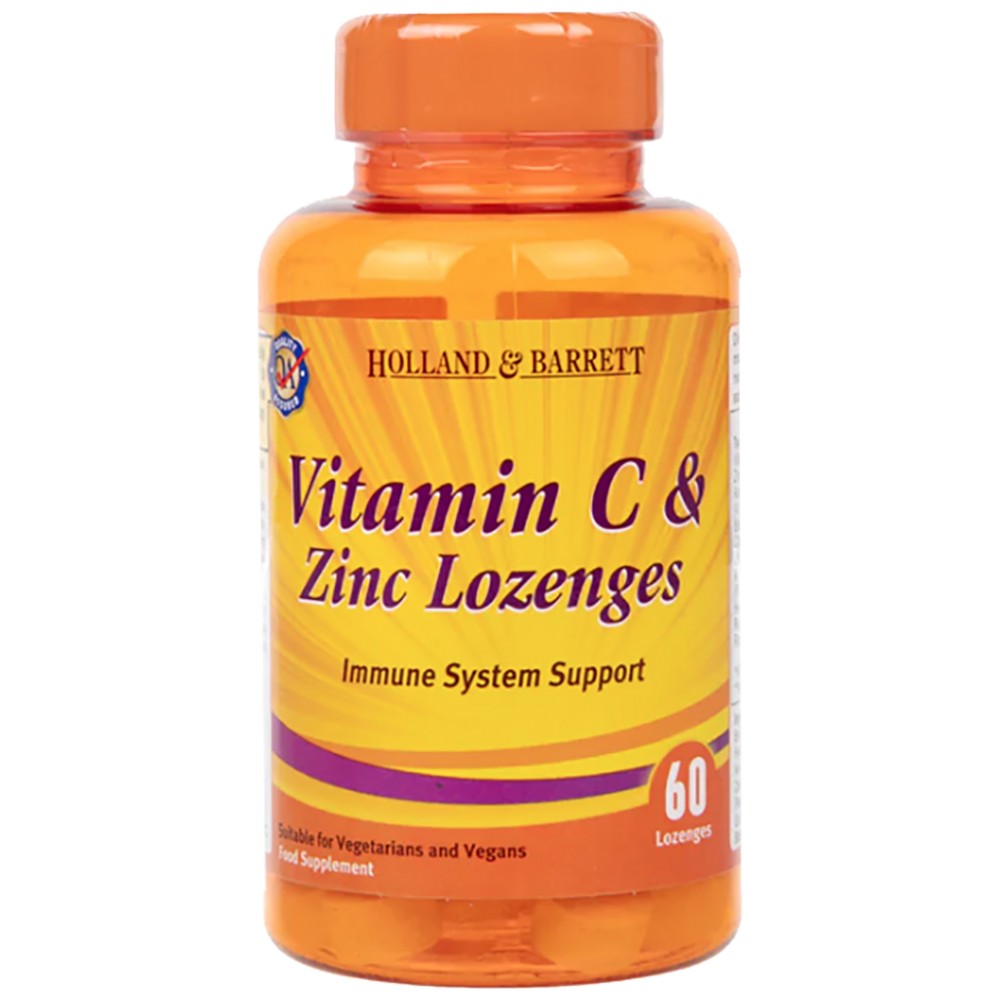 Vitamina C & Pastiglie di zinco/Supporto del sistema immunitario - 60 caramelle