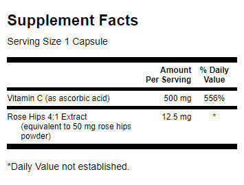 Vitamina C con Rosa Canina 500 mg - 100 capsule