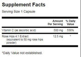 Vitamina C con Rosa Canina 500 mg - 250 capsule