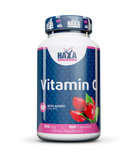 Vitamina C con rosa canina 500 mg/100 capsule.