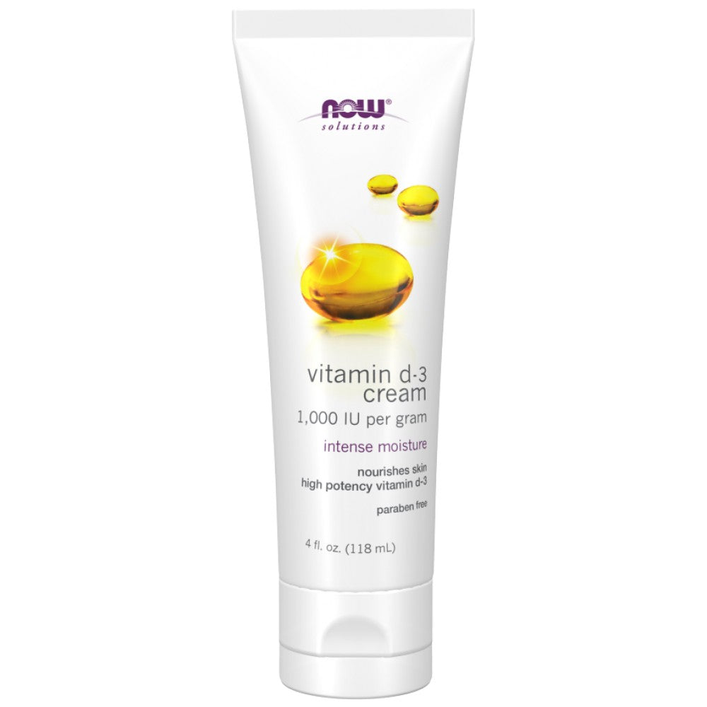 Crema alla vitamina D-3 1000 UI per grammo | Senza parabeni - 118 ml
