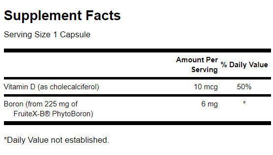Vitamina D e Boro - 60 capsule
