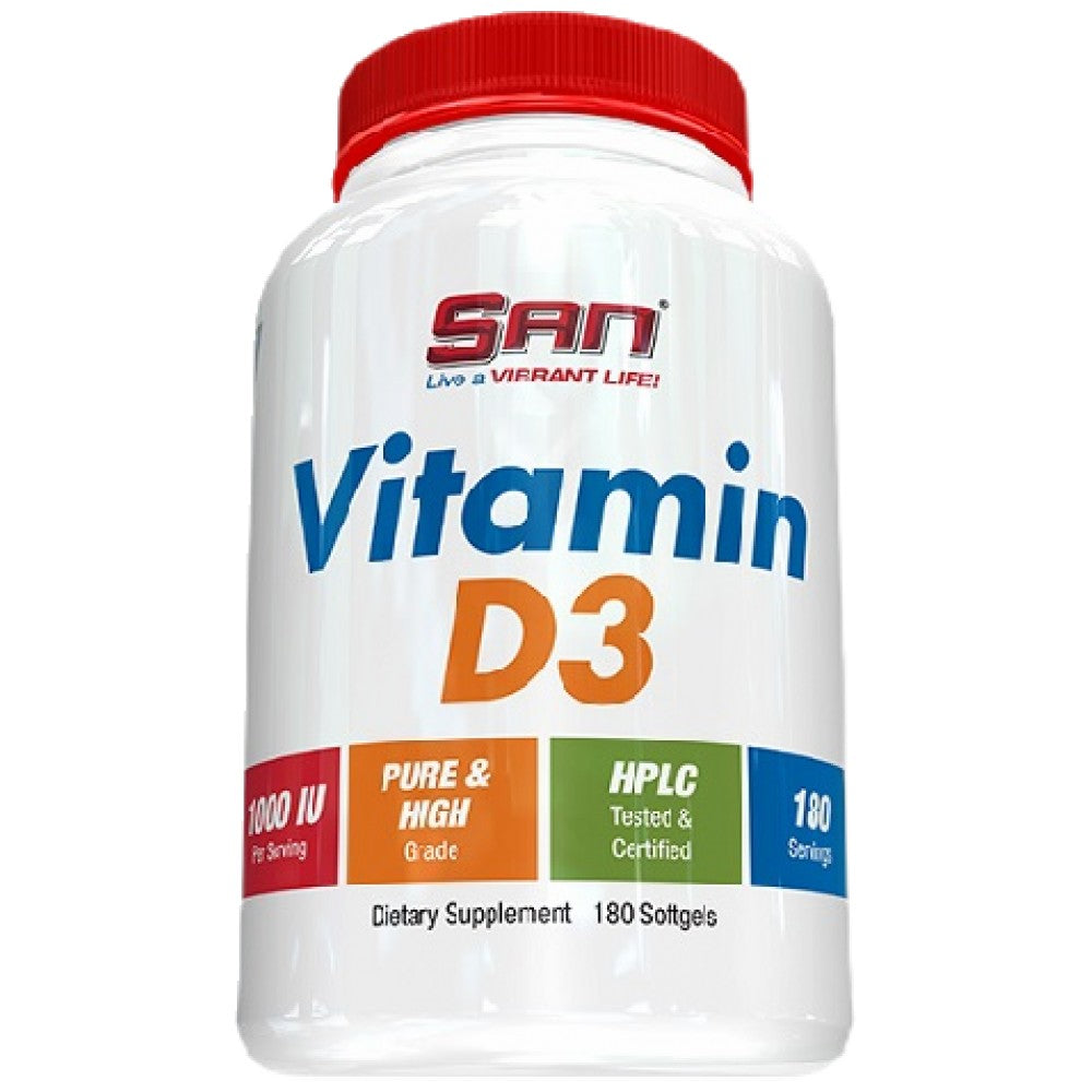 Vitamina D3 1000 UI - 180 capsule gel