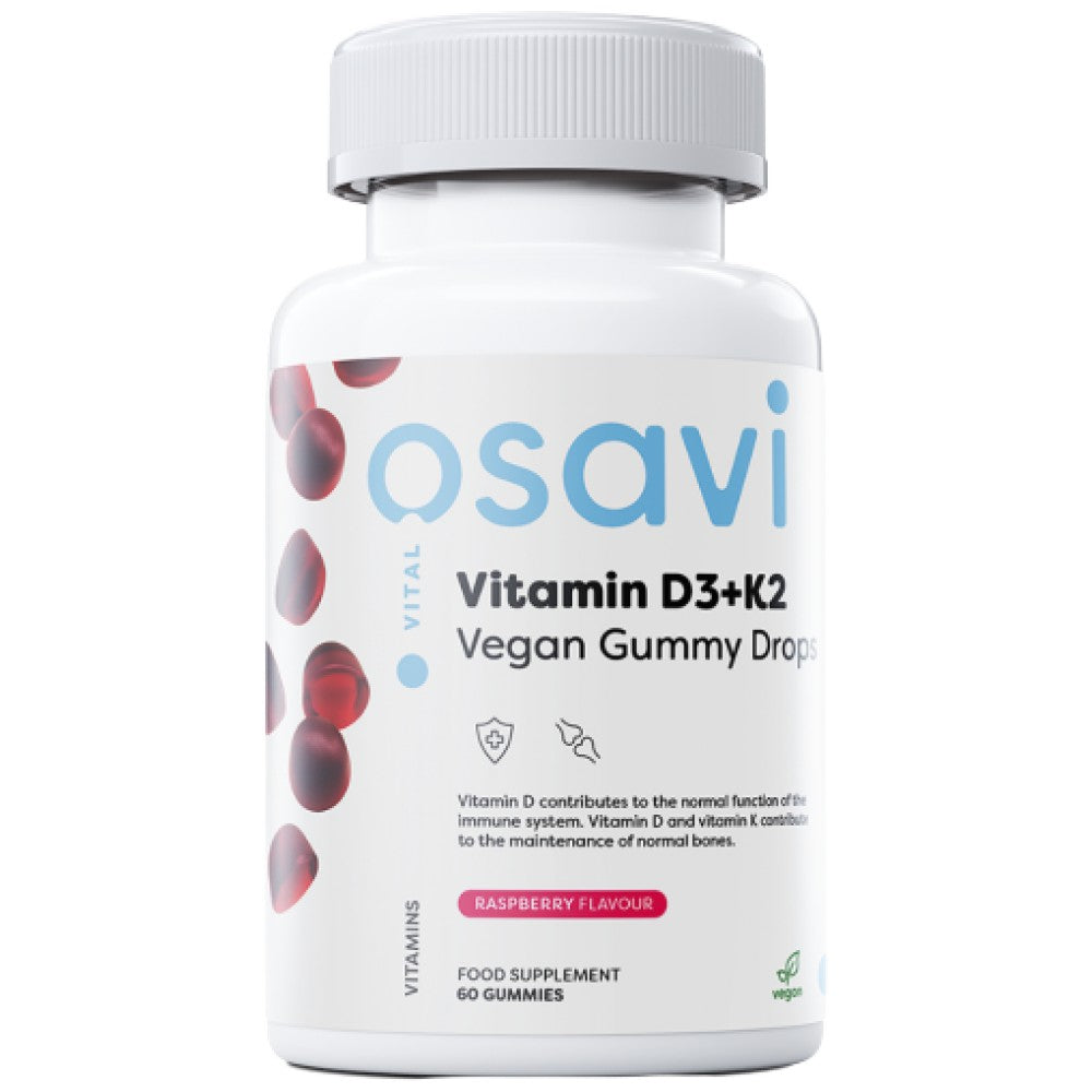 Vitamina D3 400 UI + K2 75 mcg | Gocce Gommose Vegane - 60 Caramelle