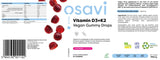 Vitamina D3 400 UI + K2 75 mcg | Gocce Gommose Vegane - 60 Caramelle