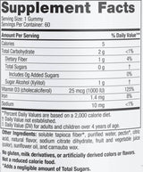 Vitamina D3 Zero Sugar 1000 UI - 60 caramelle gommose