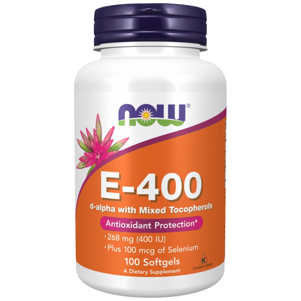 Vitamina E-400 + Selenio - 100 Capsule gel