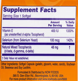 Vitamina E-400 + Selenio - 100 Capsule gel