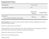 Vitamina E-400 d-alfa Tocoferile | Vegetariano Secco - 100 capsule