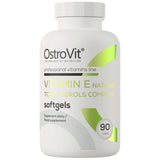 Complesso di vitamina E/tocoferoli naturali 90 capsule di gel