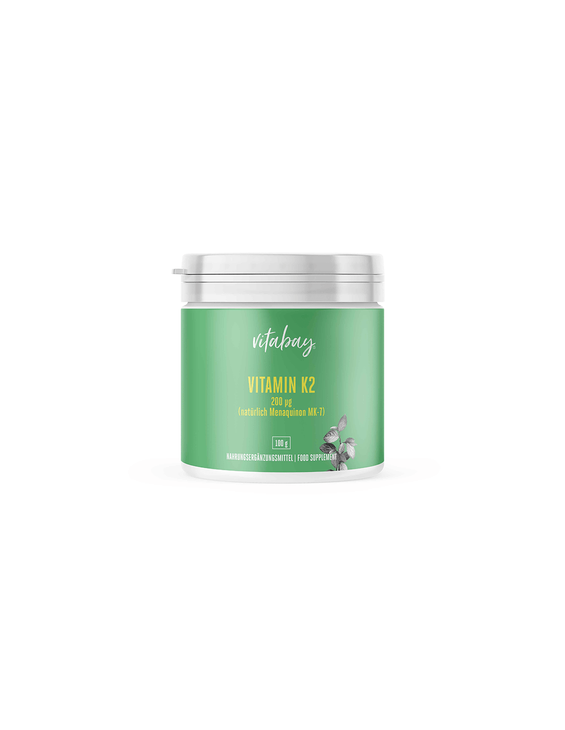 Vitamina K2 (menachinon MK-7 naturale)/Vitamina K2 (menachinon MK-7 naturale), 200 µg/Polvere, 100 g