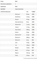 Shock vitaminico | Shot multivitaminico - 80 ml