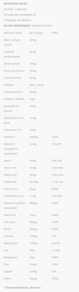 VitaminAll Sport - 60 capsule