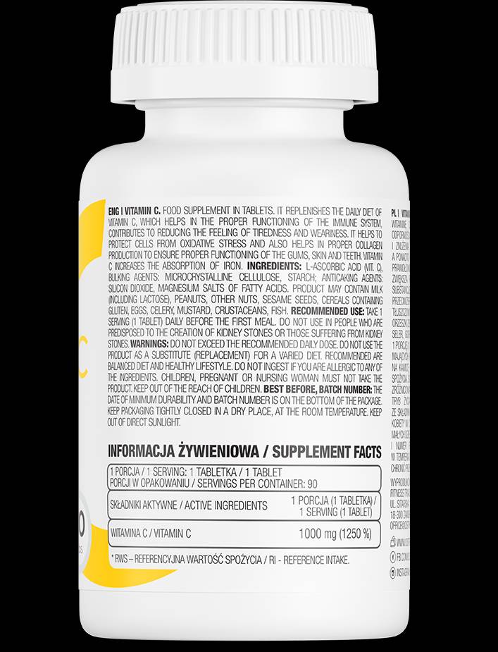 Vitamina C 1000 mg - 90 compresse
