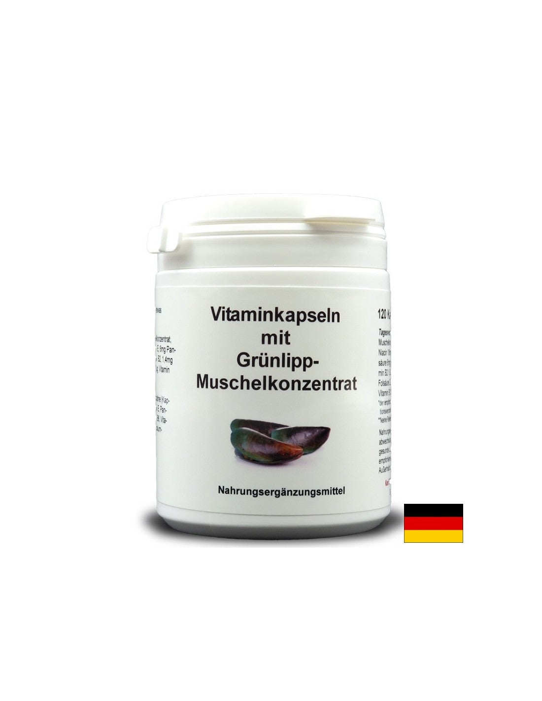 Vitaminkapseln mit Grünlipp-Muschelkonzentrat - Cozze e vitamine, 120 capsule <tc>Karl Minck</tc>