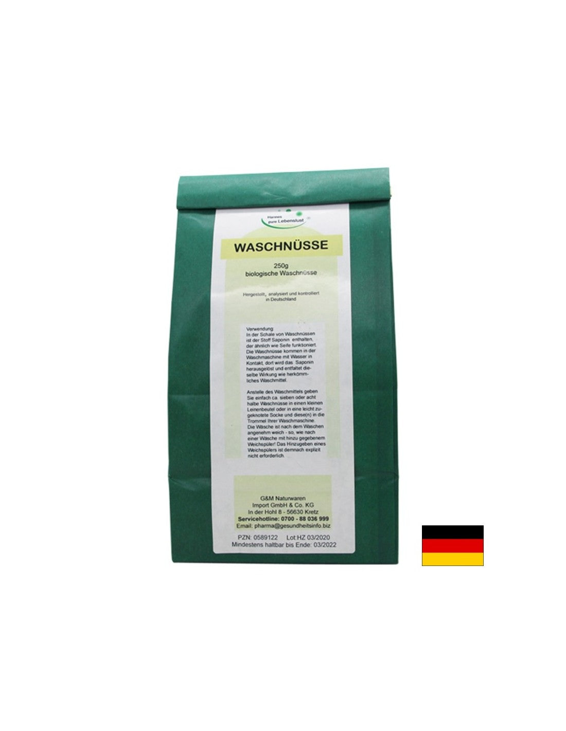 Washnusse - Noci di sapone bio, 250 g El Compra