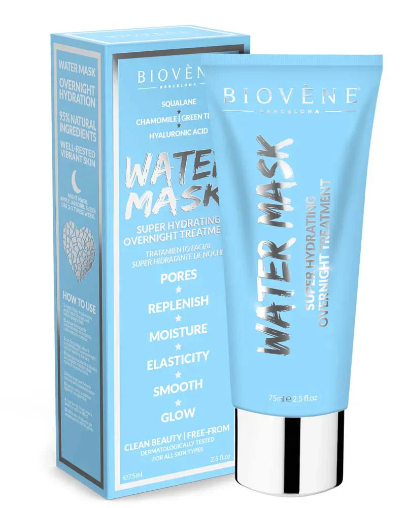 Water Mask – Maschera notte idratante intensiva con acido ialuronico 75 ml