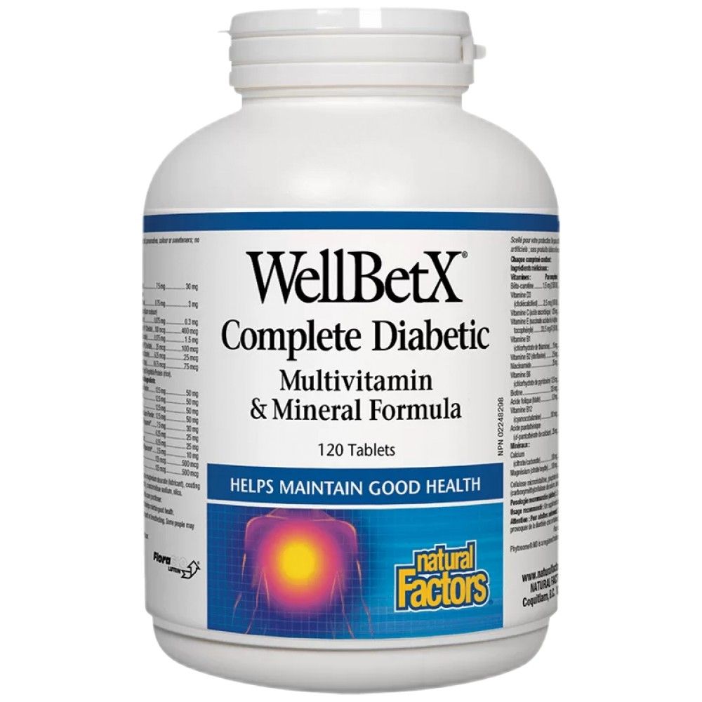 WellBetX® Complete Diabetic - 120 compresse