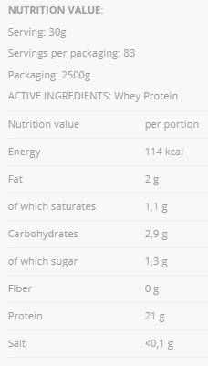 Proteine ​​Whey - 2270 grammi /BUSTA/