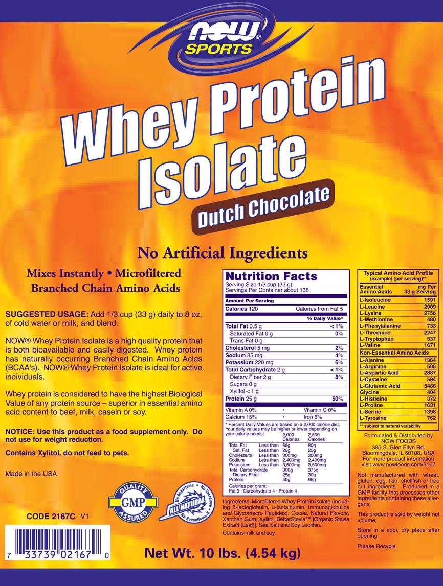 Proteine ​​isolate del siero di latte - 4536 grammi