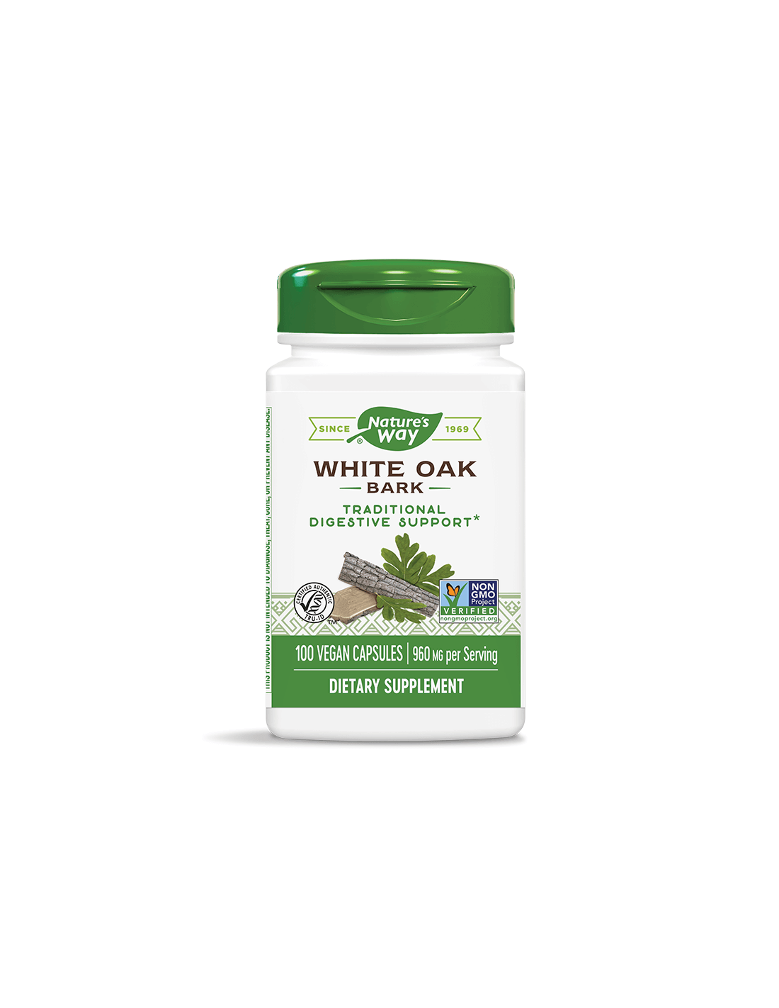 Corteccia di quercia bianca 480 mg x 100 capsule Nature's Way