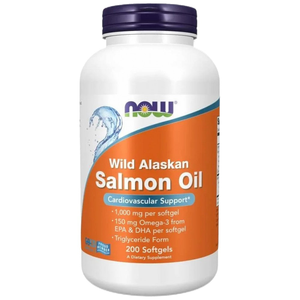 Olio di salmone selvatico dell'Alaska - 200 capsule molli