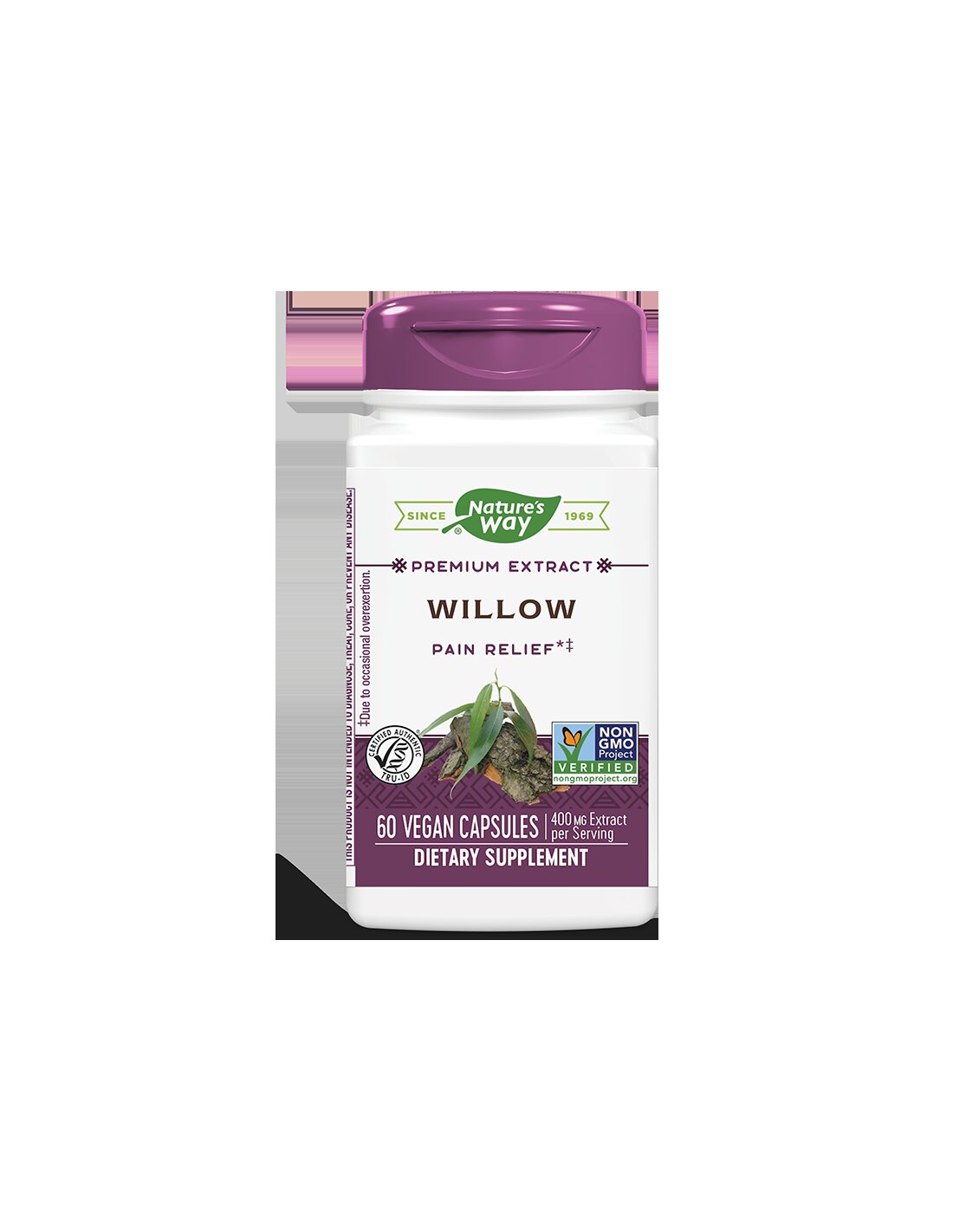 Salice/Salice bianco 400 mg x 60 capsule Nature's Way