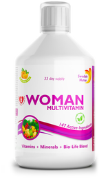 Multivitaminici per donne con collagene 1497 mg - 147 principi attivi /500 ml/